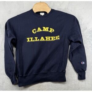 Champion Reverse Weave Camp Illahee Brevard Sweatshirt Crewneck Size S 19x25